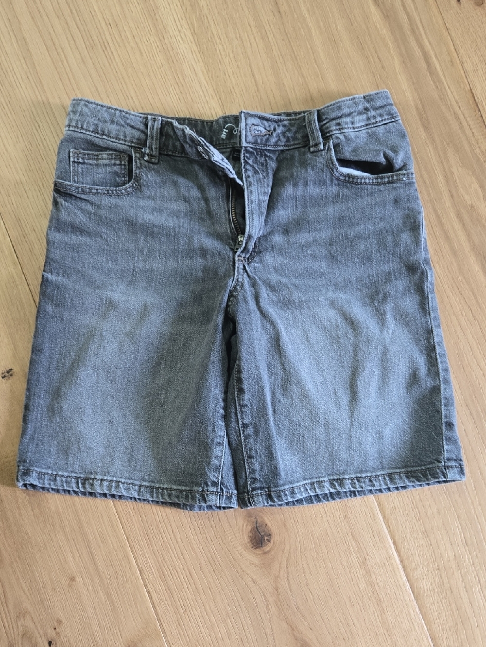Girls Art Class Gray Black Shorts L 10 12